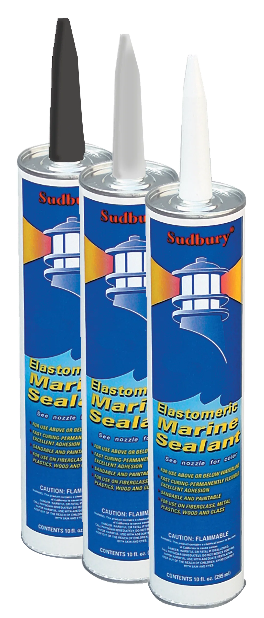 302 – SUDBURY Adhesive Sealant, Used To Seal Ports/ Bed Hardware/ Stops Leaks On Fiberglass/ Glass/ Plastic/ Metal An...